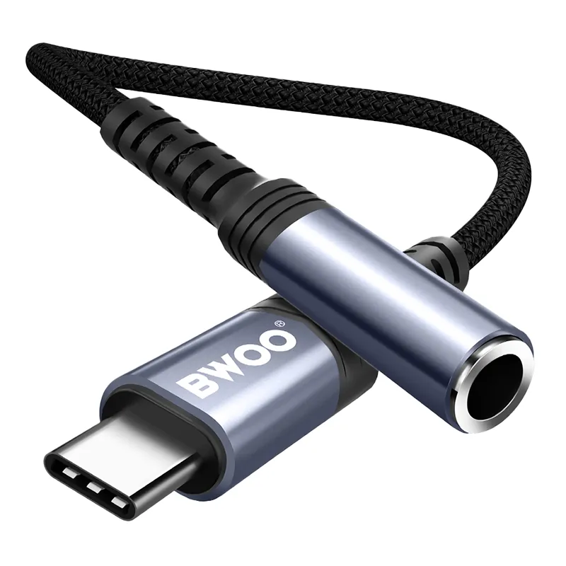 Adaptor Audio USB-C - Jack 3.5MM - Negru
