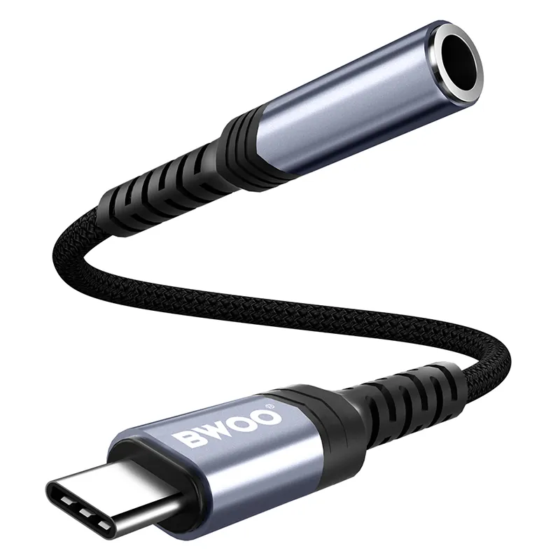 Adaptor Audio USB-C - Jack 3.5MM - Negru