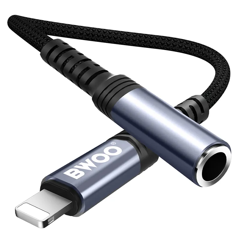 Adaptor Audio Lightning - Jack 3.5MM - Negru