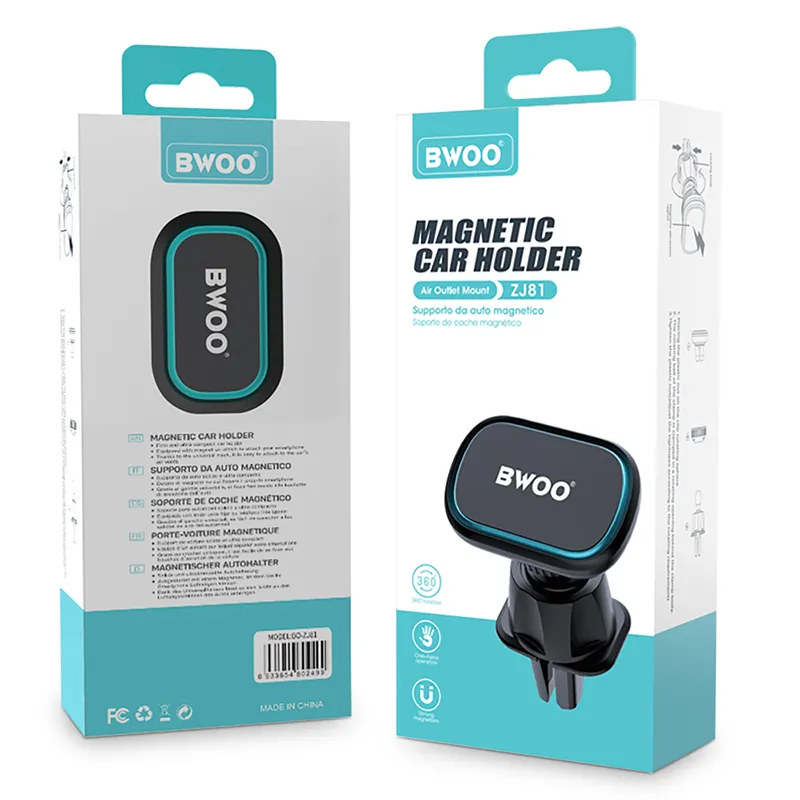 Suport Auto Telefon Magnetic - Negru