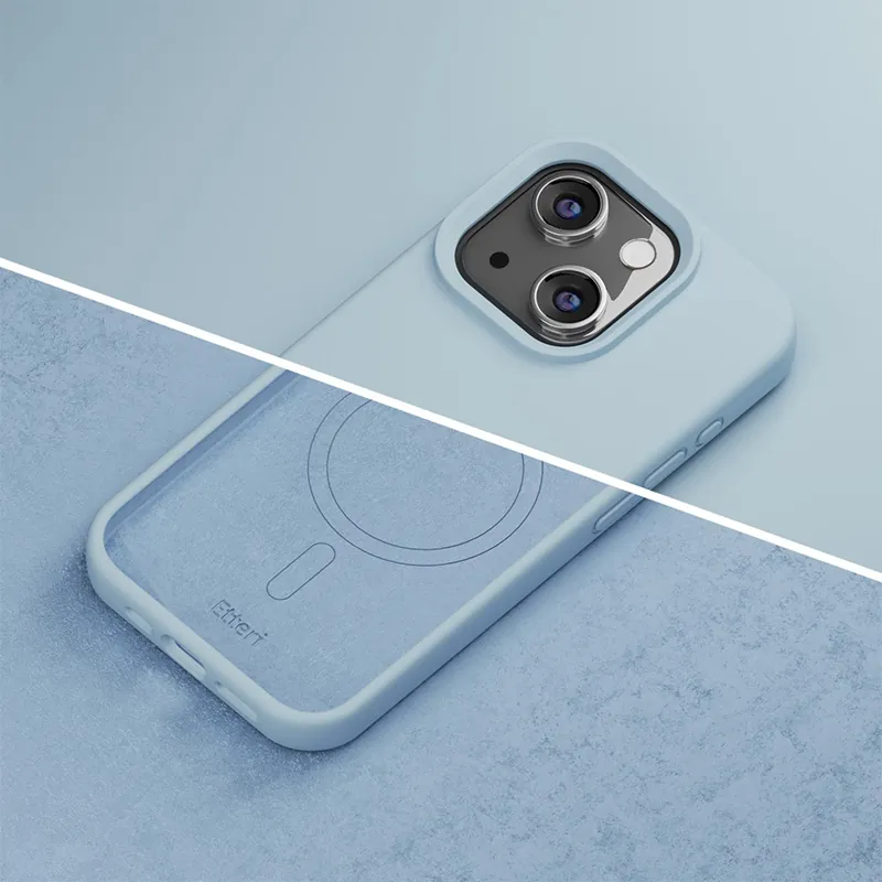 Husa Silicon pentru Iphone 15 6.1 - Albastru