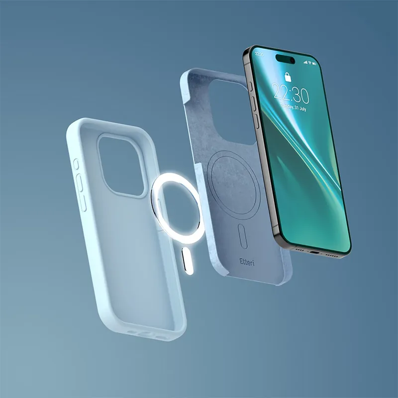 Husa Silicon pentru Iphone 15 6.1 - Albastru