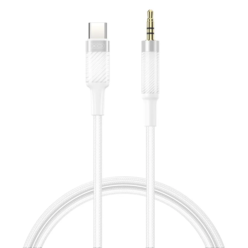 Cablu Jack 3.5MM - USB-C 1M - Alb