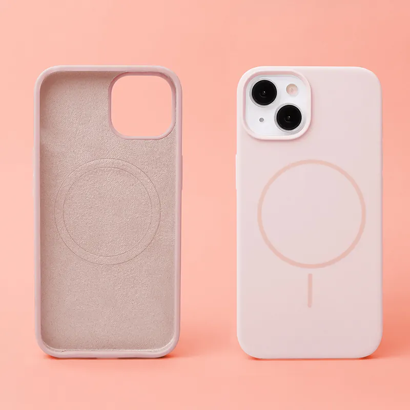 Husa Silicon pentru Iphone 15 6.1 - Roz
