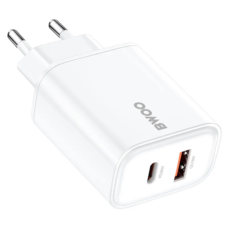 Incarcator Retea 1X USB 1XUSB-C Fast Charging PD 36W - Alb