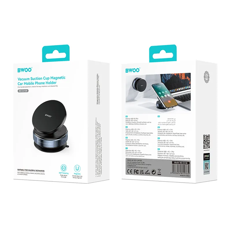 Suport Telefon Magnetic cu Prindere Ventuza