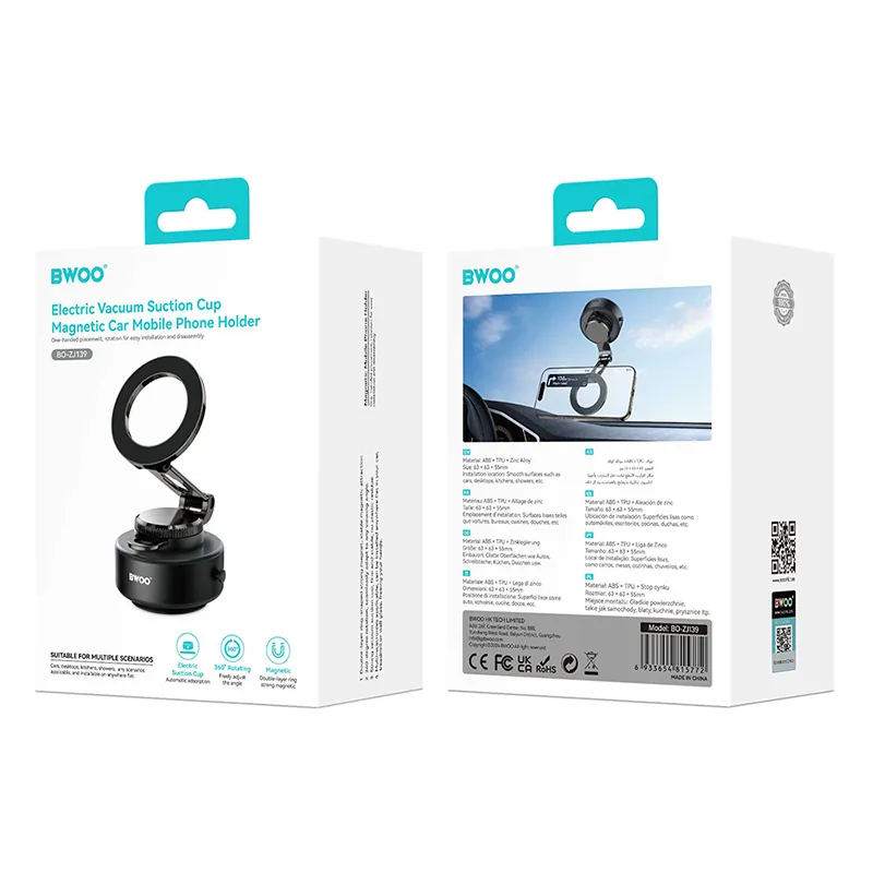 Suport Telefon Magnetic cu Prindere Ventuza