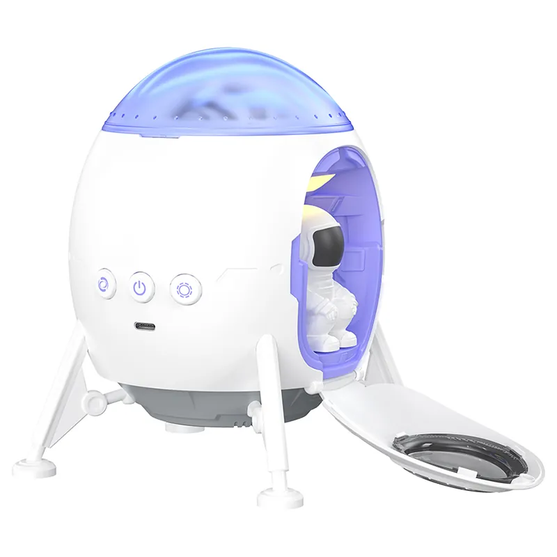 Proiector LED Starlight cu Boxa Bluetooth Model Capsula Spatiala
