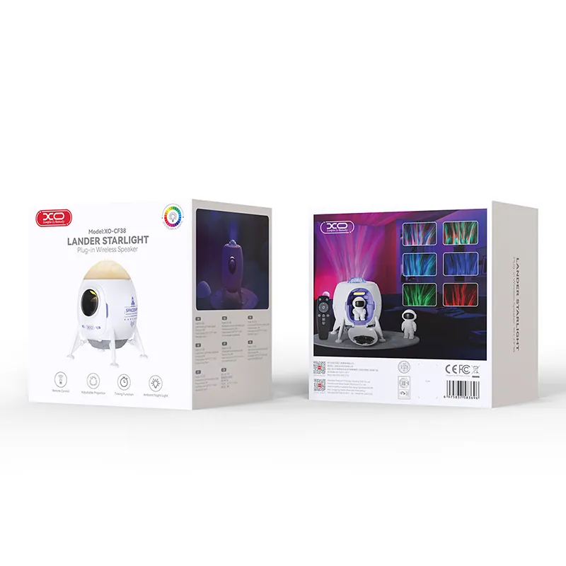 Proiector LED Starlight cu Boxa Bluetooth Model Capsula Spatiala