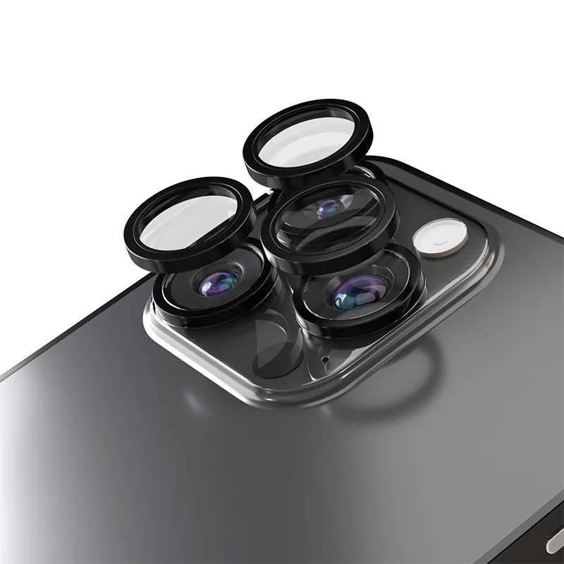 Protectie Camera Iphone 16 Pro / 16 Pro Max - Negru