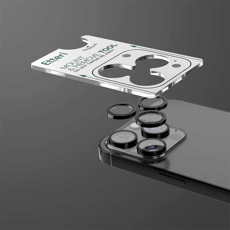 Protectie Camera Iphone 16 Pro / 16 Pro Max - Negru