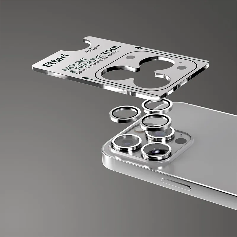 Protectie Camera Iphone 16 Pro / 16 Pro Max - Titanium