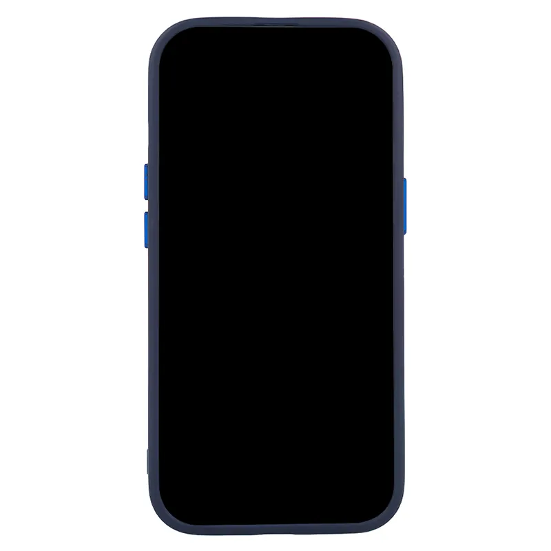 Husa Silicon pentru Iphone 17 Pro Max cu Inel - Albastru Navy