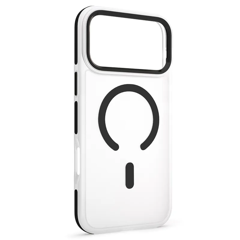 Husa Protectie MAG Case Iphone 17 Pro Max - Transparent/Negru