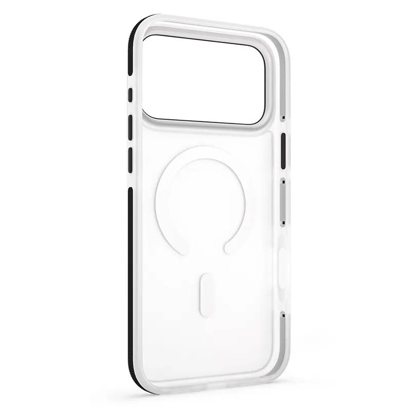 Husa Protectie MAG Case Iphone 17 Pro Max - Transparent/Negru