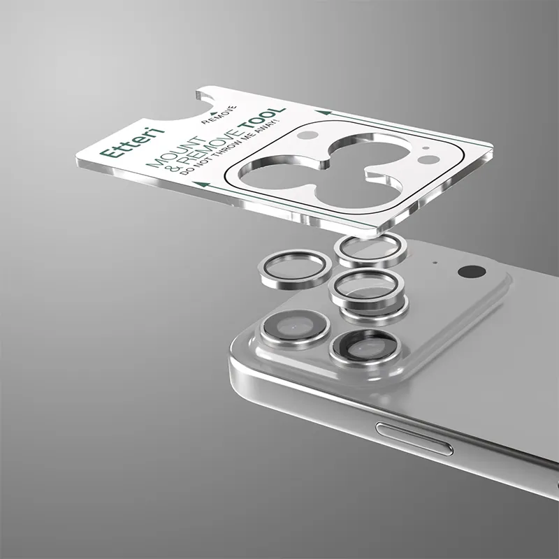 Protectie Camera Iphone 17 Pro / 17 Pro Max - Gri