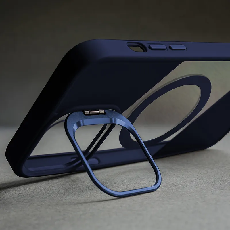 Husa Silicon pentru Ihone 17 Pro Max - Albastru
