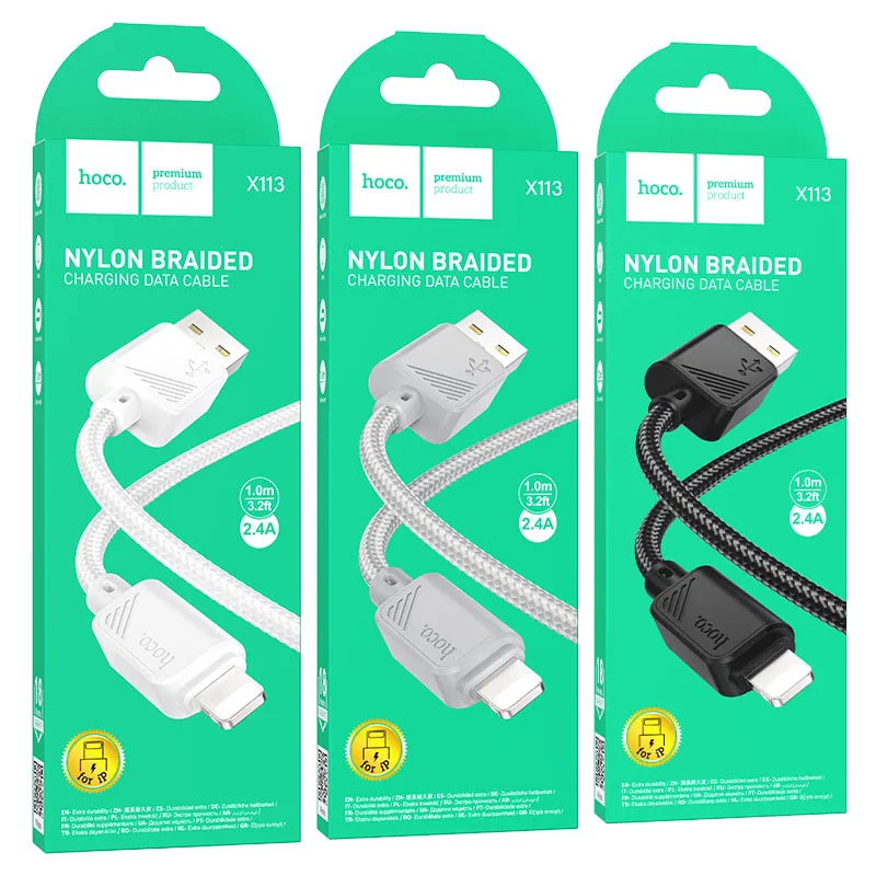 Cablu Telefon USB-A Lightning Hoco