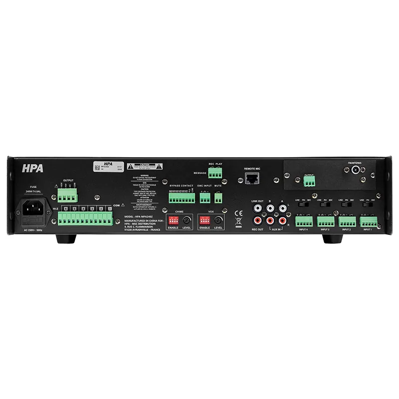 Amplificator Linie 19'' 110V/240W 6 Zone Bluetooth/USB