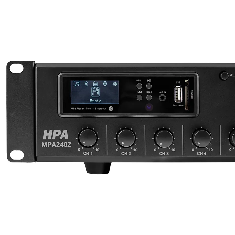 Amplificator Linie 19'' 110V/240W 6 Zone Bluetooth/USB