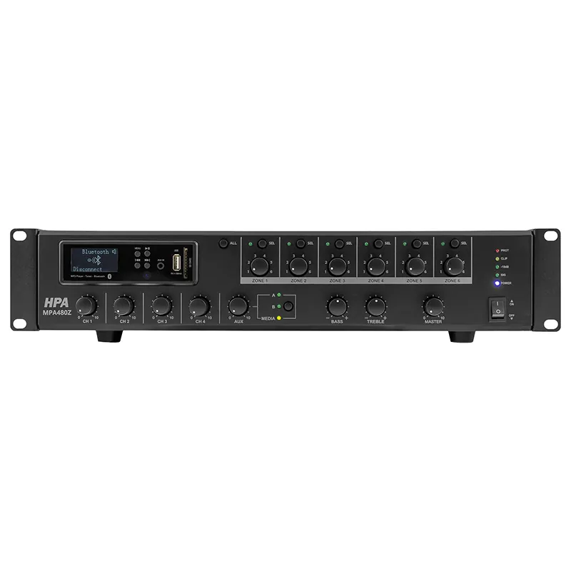 Amplificator Linie 19'' 110V/480W 6 Zone Bluetooth/USB