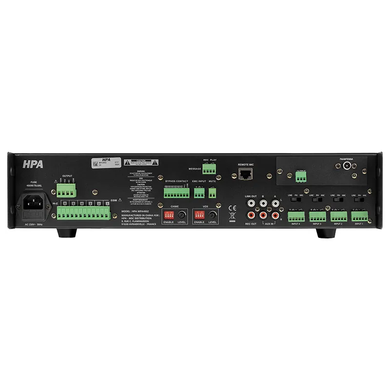 Amplificator Linie 19'' 110V/480W 6 Zone Bluetooth/USB