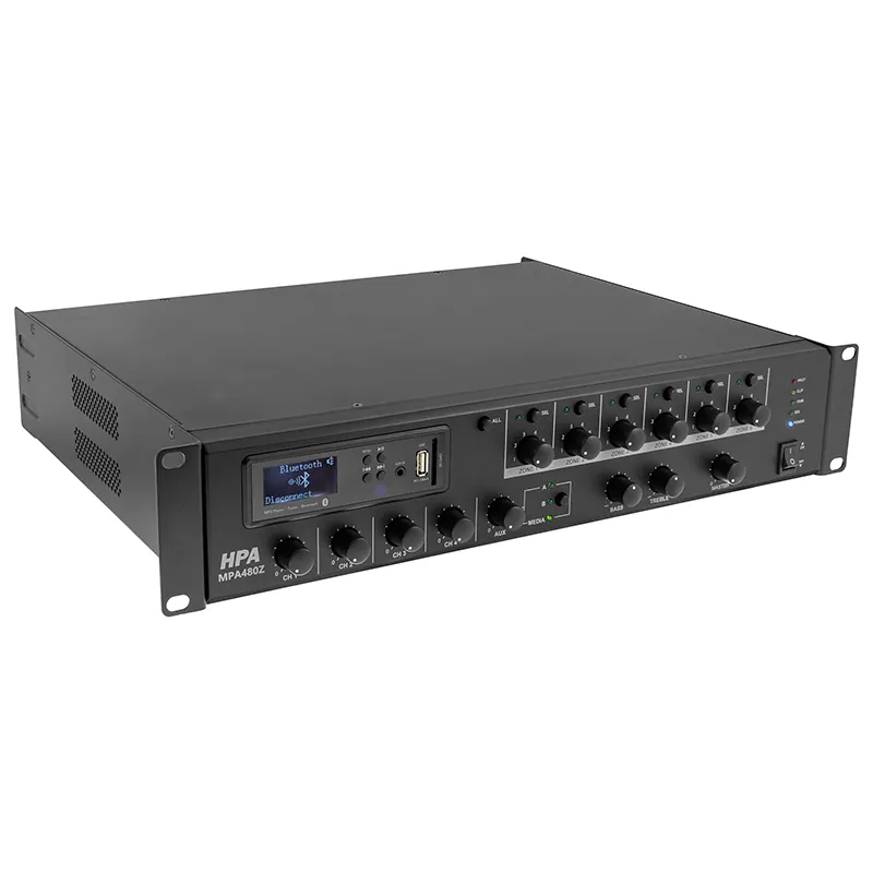 Amplificator Linie 19'' 110V/480W 6 Zone Bluetooth/USB