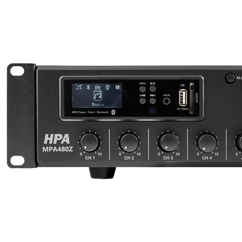 Amplificator Linie 19'' 110V/480W 6 Zone Bluetooth/USB