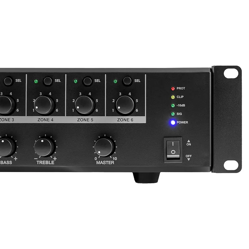 Amplificator Linie 19'' 110V/480W 6 Zone Bluetooth/USB