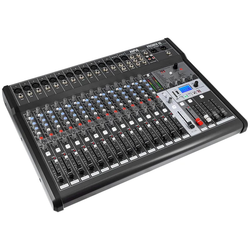 Mixer Digital 16 Canale 48V BT/USB/SD