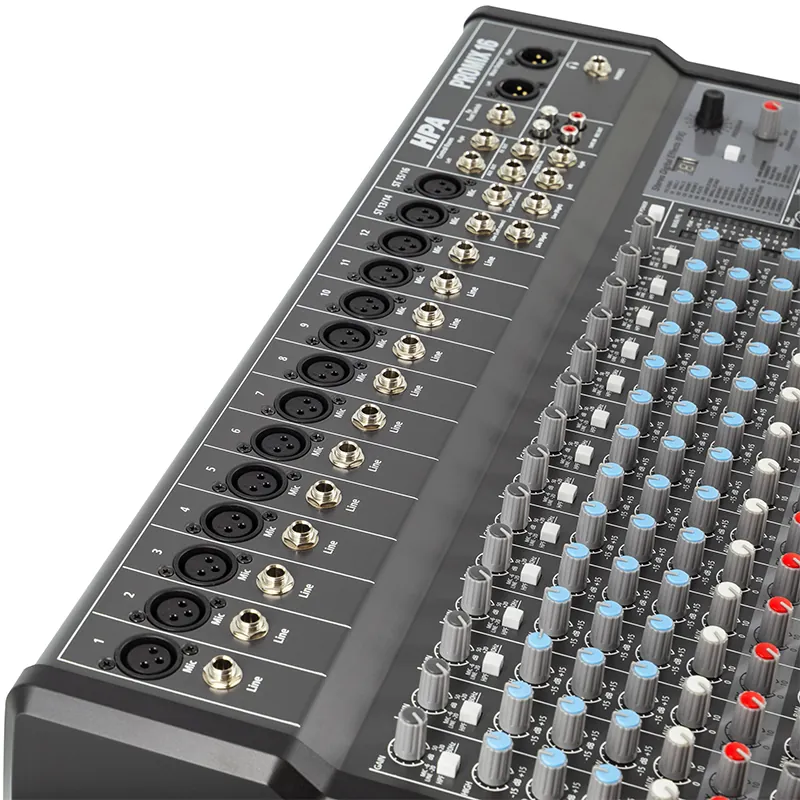 Mixer Digital 16 Canale 48V BT/USB/SD