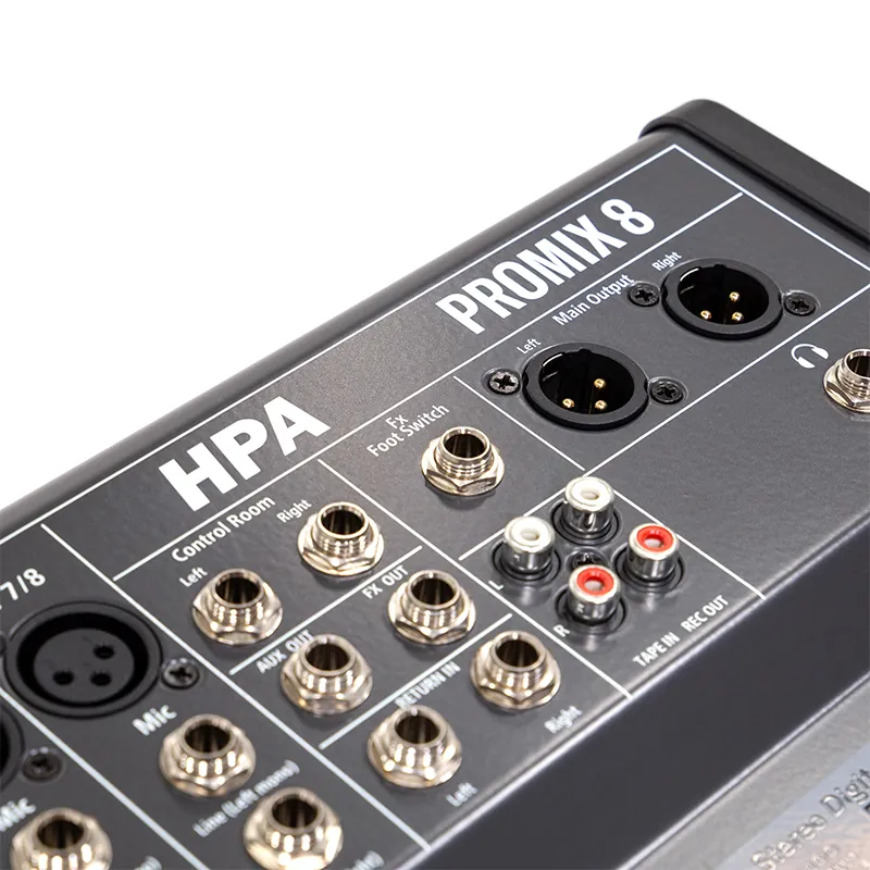 Mixer Digital 8 Canale 48V BT/USB/SD