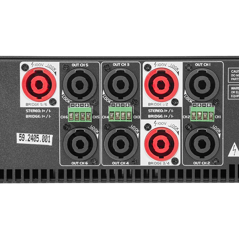 Amplificator Hybrid 100V/240V 6X400W RMS 8OHM 6X800W RMS 4OHM