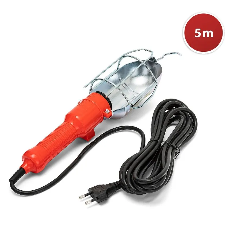 Lampa Atelier Soclu E27 Cablu 5M - Portocaliu