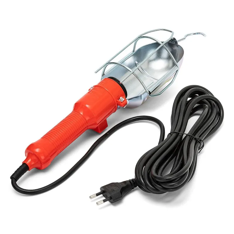 Lampa Atelier Soclu E27 Cablu 10M - Portocaliu