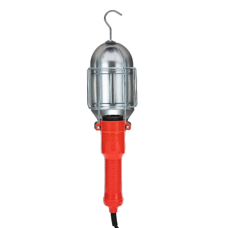 Lampa Atelier Soclu E27 Cablu 10M - Portocaliu