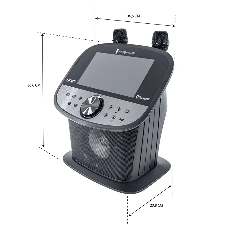 Karaoke Machine cu Touch Screen + 2 Mic Wireless