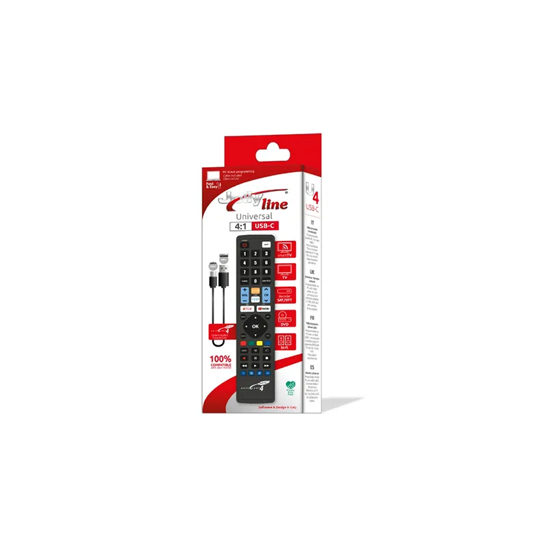 Telecomanda Universala Programabila USB-C 4:1