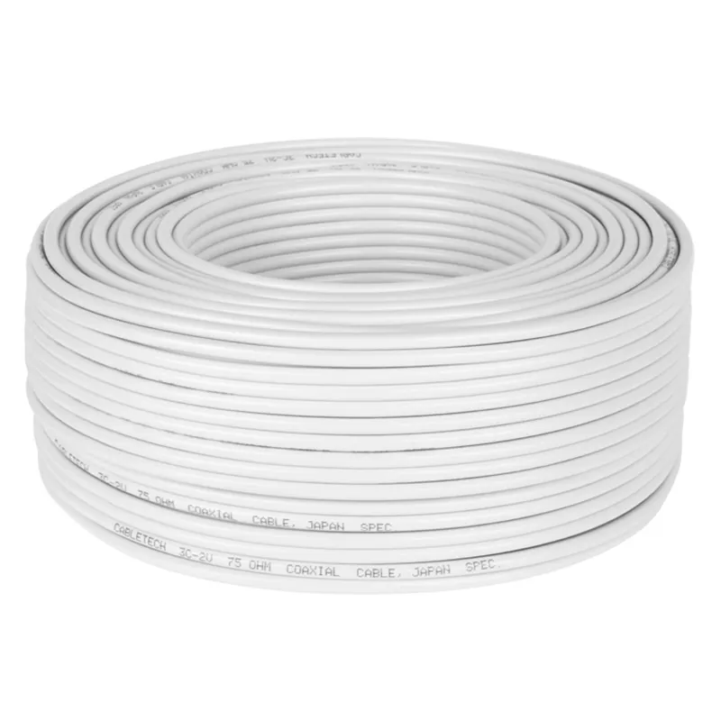 Cablu Coaxial 3C2V Alb