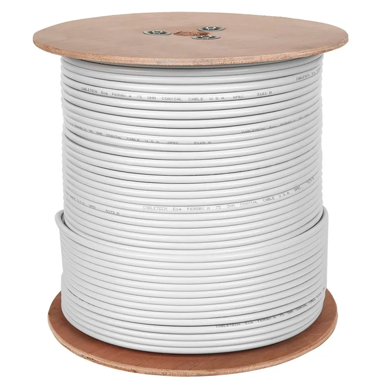 Cablu Coaxial Miez Cupru Ecran Al Tambur 305M
