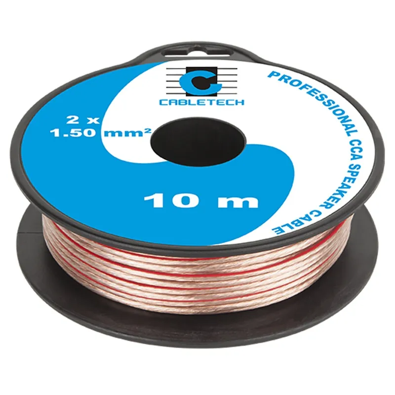 Cablu Difuzor CCA 2X1.50MM Transparent 10M