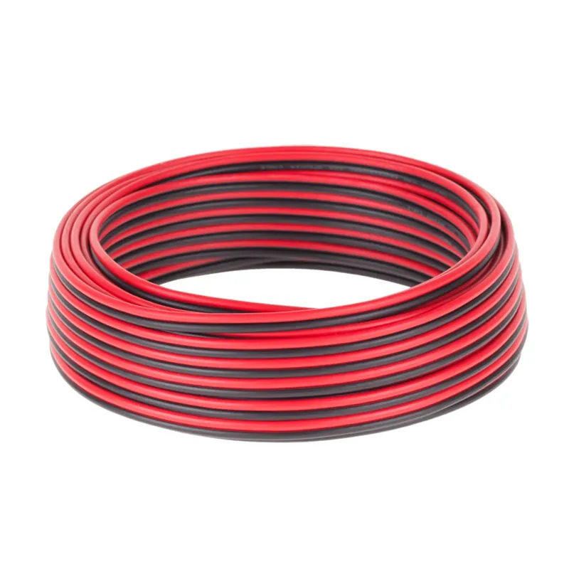 Cablu Difuzor CCA 2X0.75MM Rosu/Negru 10M