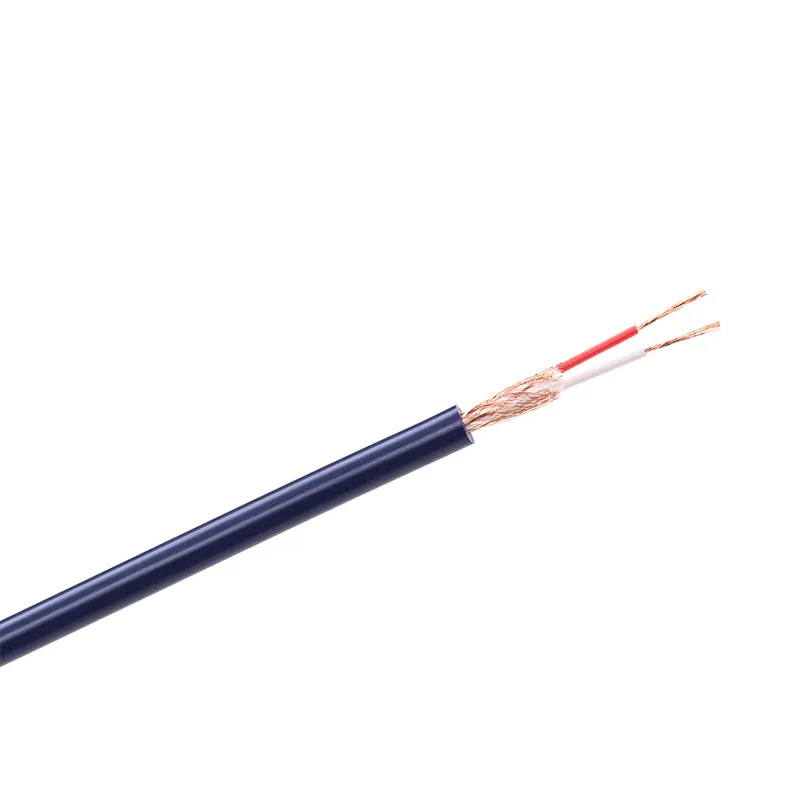 Cablu Microfon Stereo Albastru 6MM