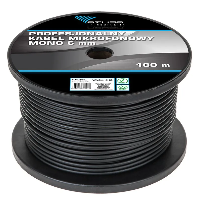 Cablu Microfon 6MM Mono Prof.