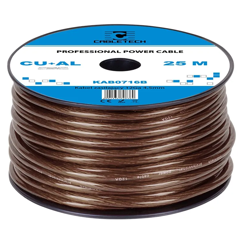 Cablu Putere cu-Al 12GA (4.5MM/3.31MM2) 25M N