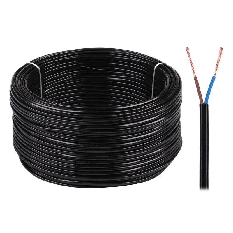 Cablu Electric Omy 2X0.75 300V Negru