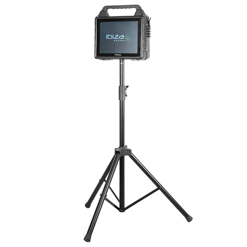Set Portabil Karaoke cu Ecran Incorporat 14.1" si 2 Mic Wireless