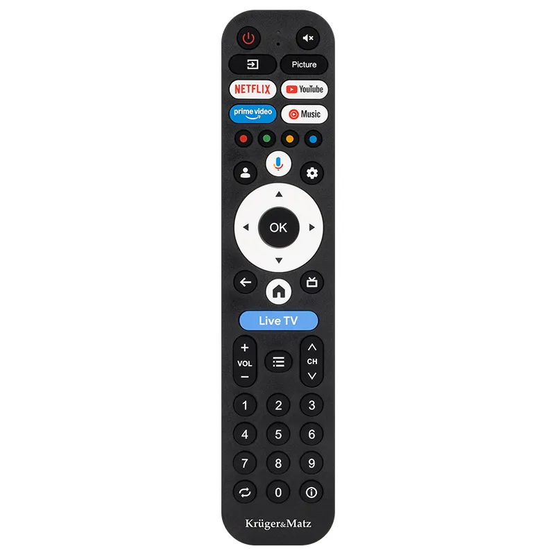 Google Smart TV 5.0 50 Inch 126CM H265 HEVC Kruger Matz