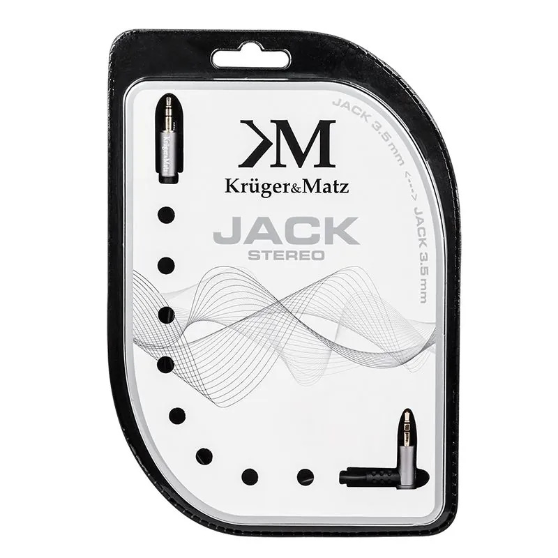 Cablu 3.5-3.5 90G 1.0M Kruger Matz
