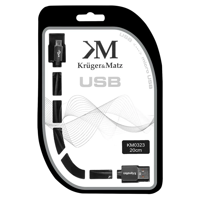 Cablu USB Tata-Micro USB Tata 0.2M Kruger Matz